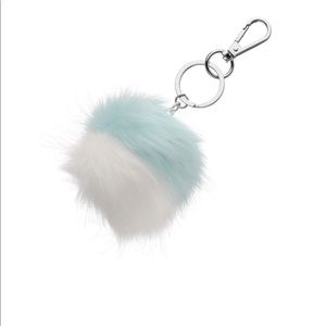 $4 add on item - Two Tone Pom Keychain - Faux Fur